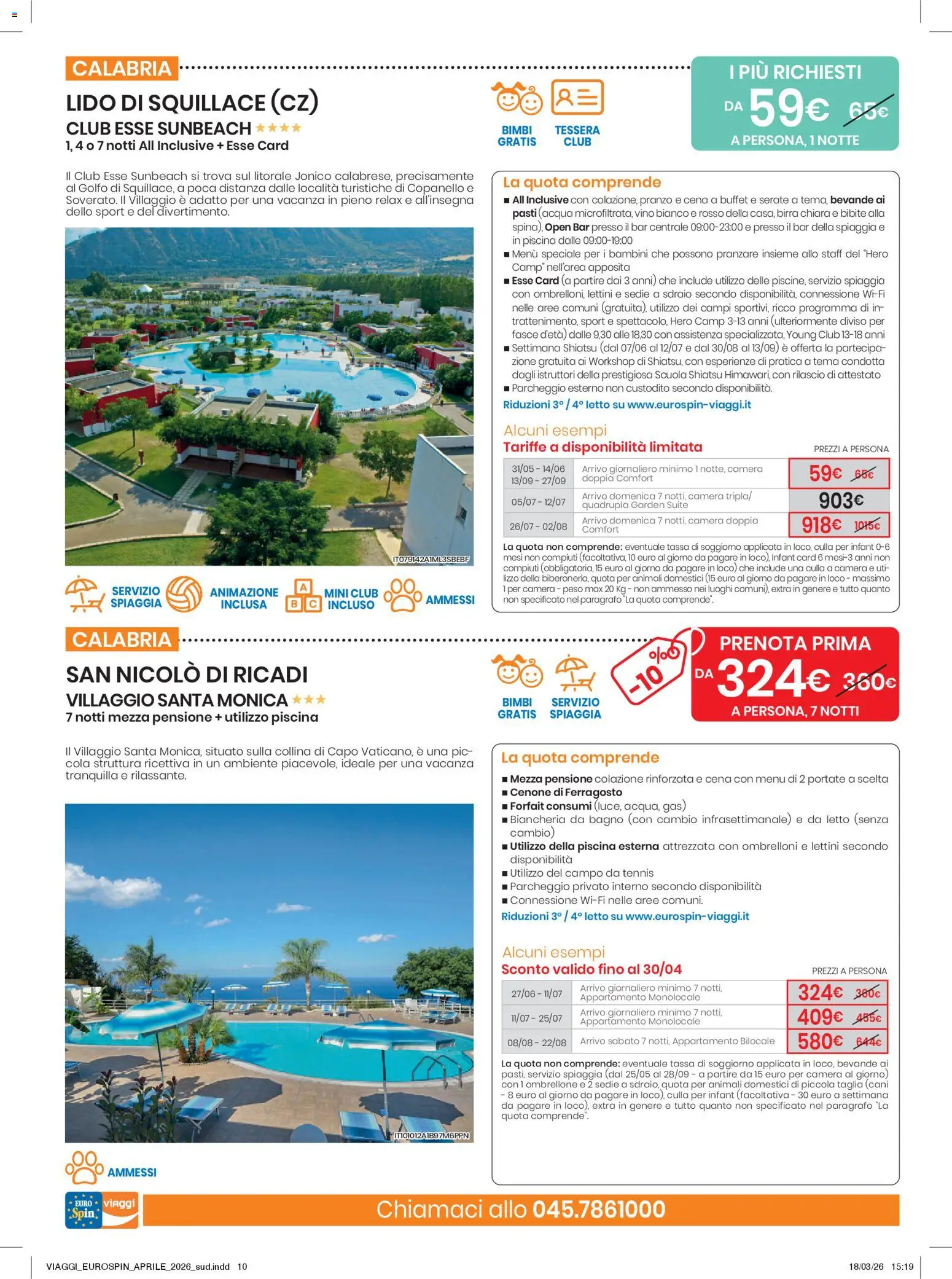 Volantino Eurospin del 02.04.2026 | Pagina: 10 | Prodotti: Birra, Ombrellone, Culla, Letto