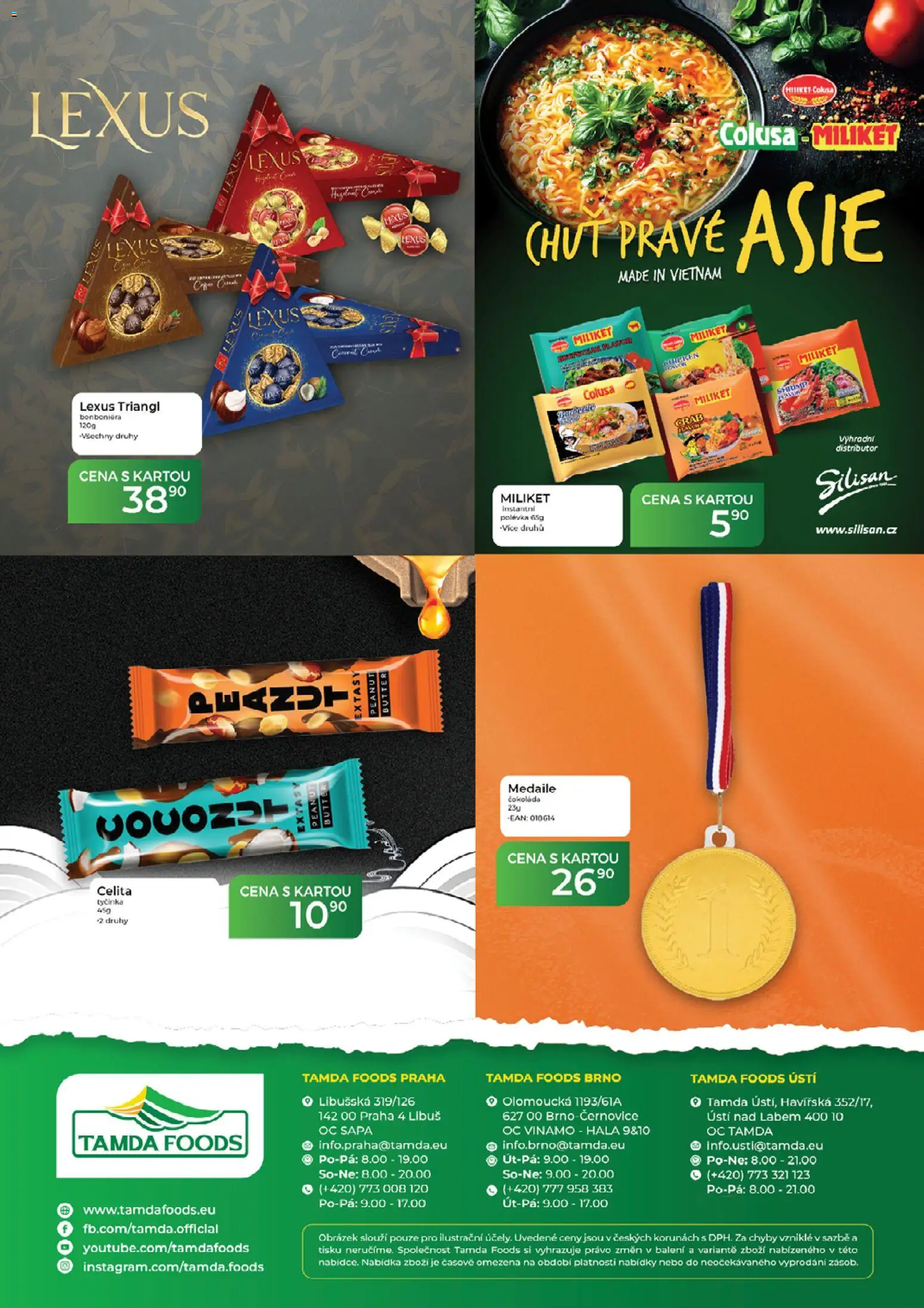 Tamda Foods leták od 25.03.2026 | Strana: 64 | Produkty: Triangl, Bonboniéra, Cola