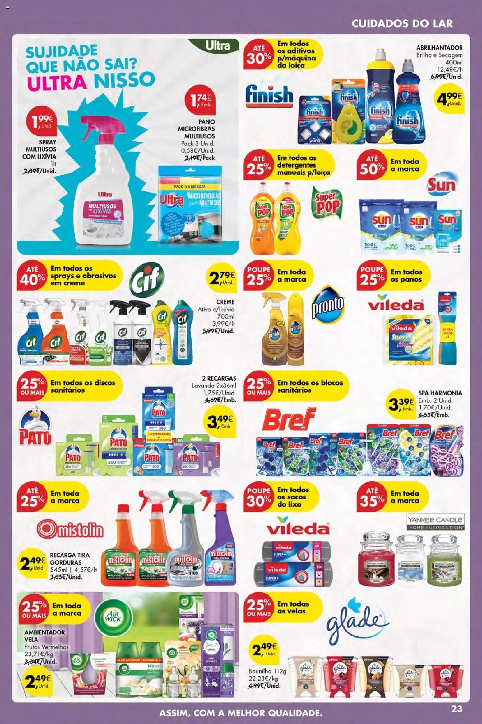 Pingo Doce Poupe Esta Semana Açores │ válido de 15.01.2026 | Página: 23 | Produtos: Abrilhantador, Creme, Velas