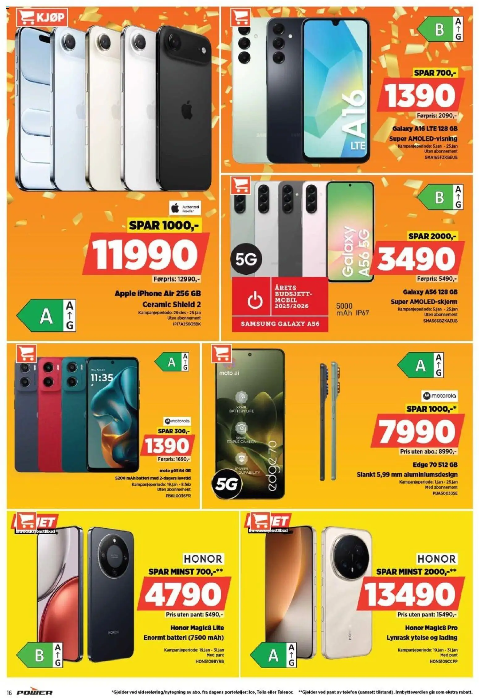 {H1} | Side: 16 | Produkter: Telefon, Batteri