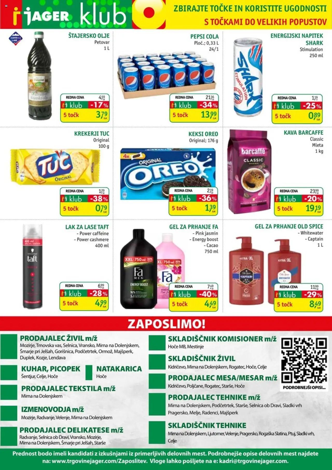 Jager katalog │ velja od 06.08.2025 | Stran: 15 | Izdelki: Keksi, Energijski napitek, Olje, Lak