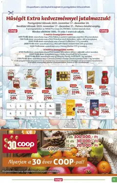 COOP - Abc & szuper / Alföld Pro-Coop Zrt. - amely érvényes a következő dátumtól: 11.12.2025 | Oldal: 15 | Termékek: Nescafé, Ferrero rocher, Őrölt kávé, Instant kávé