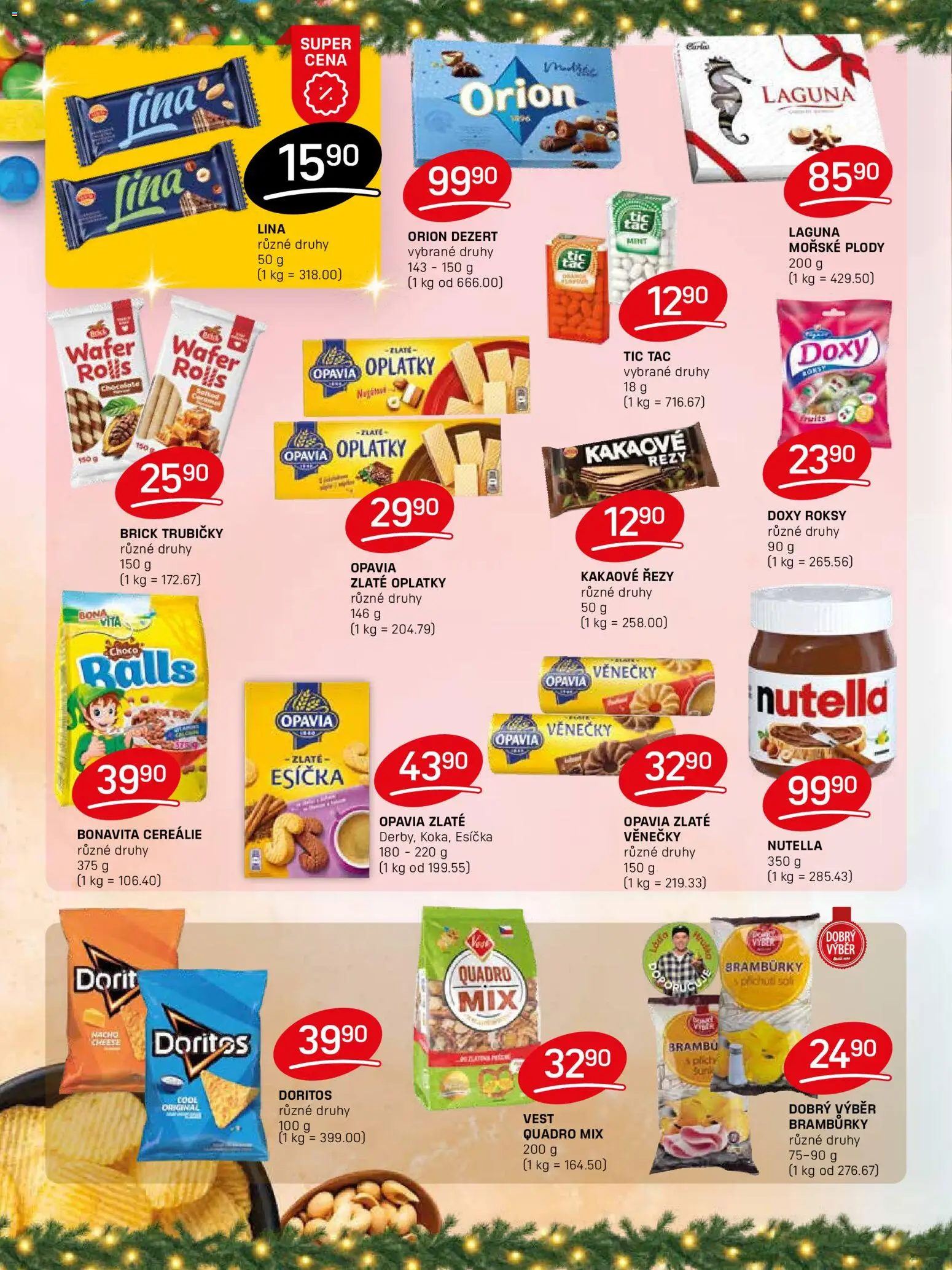 Flop leták od 10.12.2025 | Strana: 8 | Produkty: Cereálie, Doritos, Oplatky, Nutella