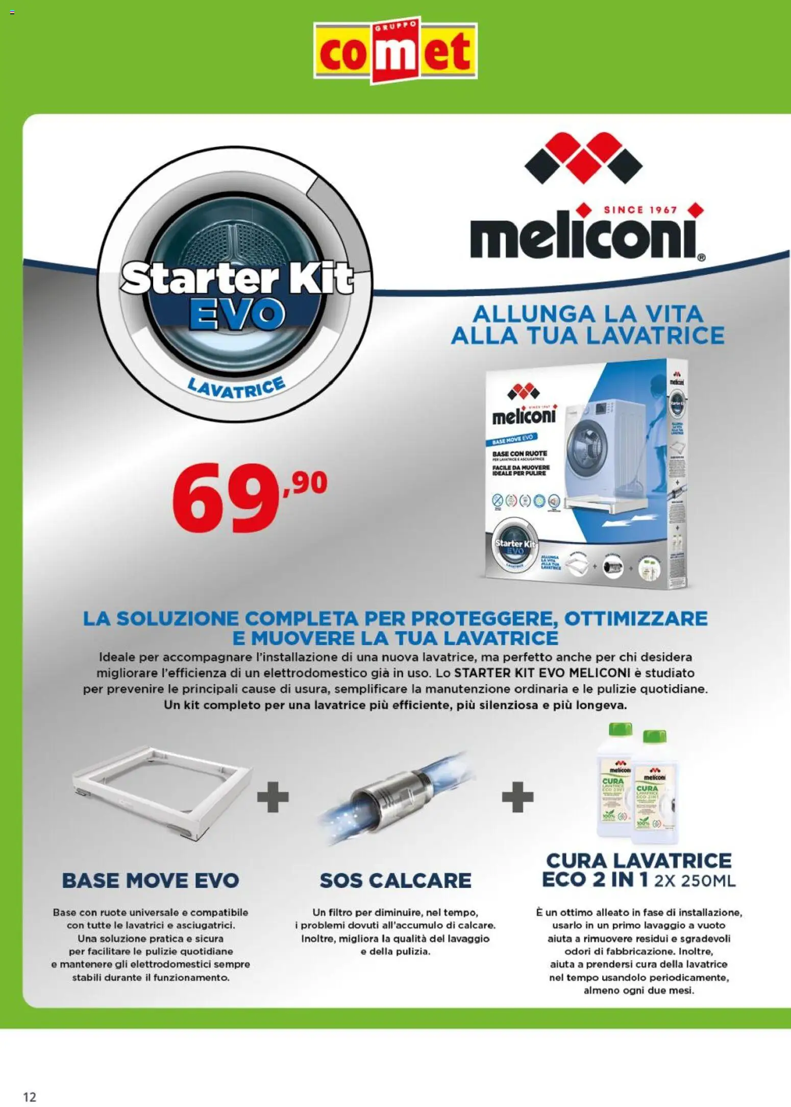 Volantino Comet del 28.10.2025 | Pagina: 12 | Prodotti: Lavatrice