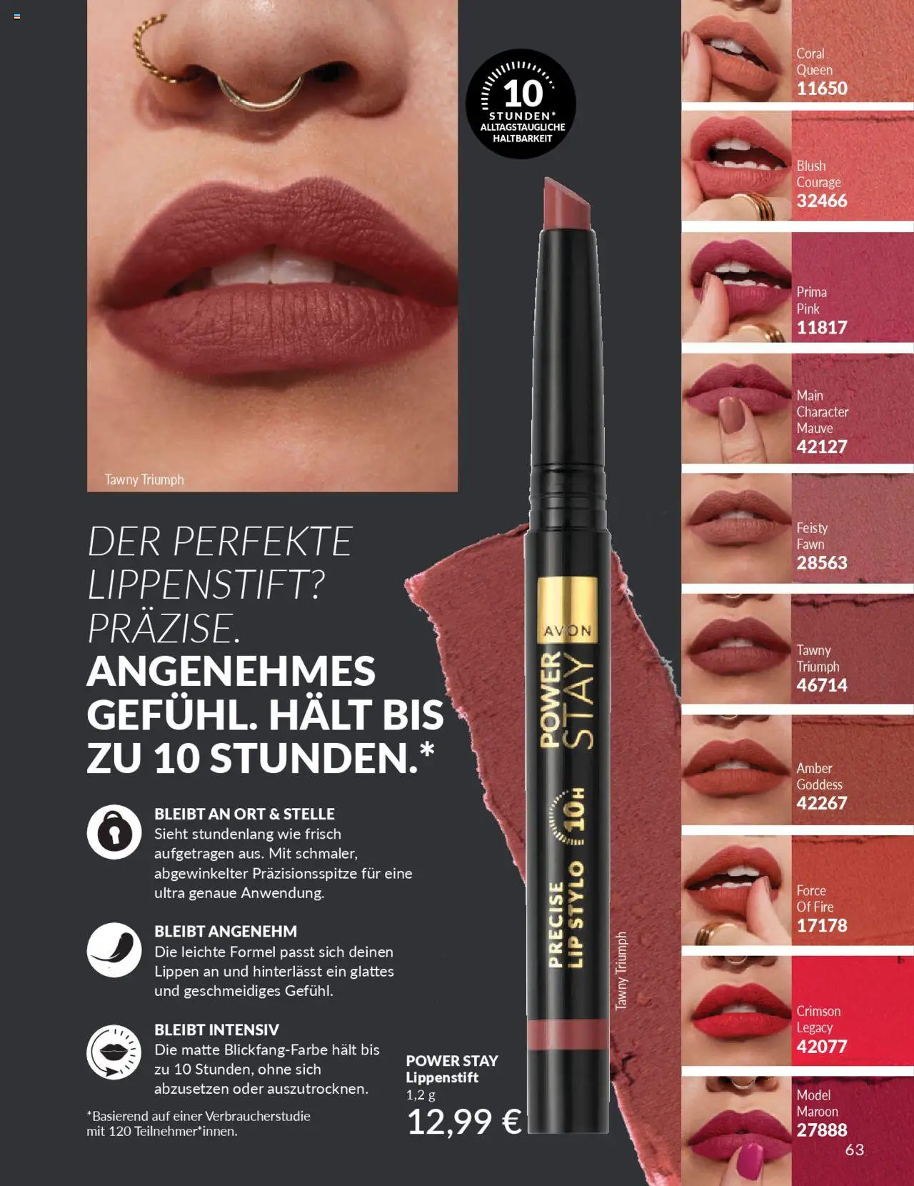 AVON Katalog Oktober 2025 – gültig ab 01.10.2025 | Seite: 65 | Produkte: Coral, Lippenstift, Blush