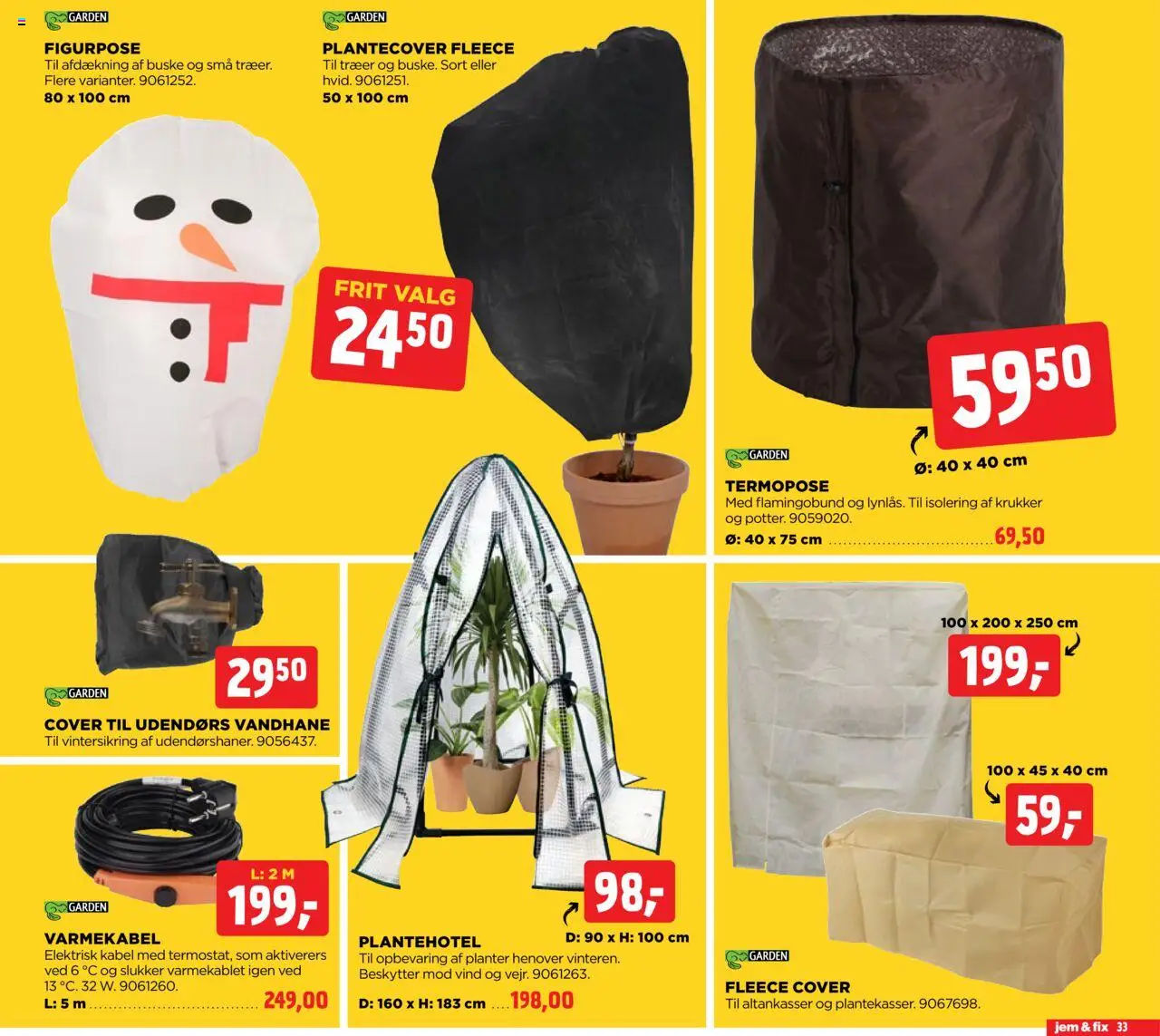 Jem & fix tilbudsavis – gyldig fra 28.09.2025 | Side: 33 | Produkter: Søm, Kabel