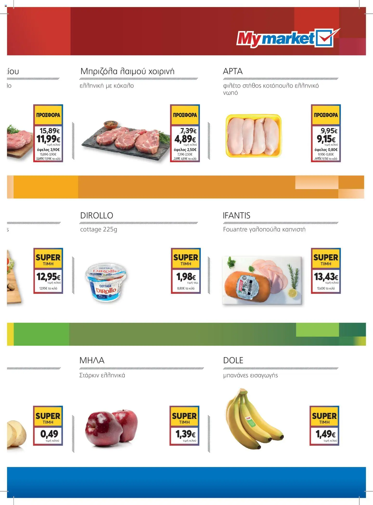  | Σελίδα: 5 | Προϊόντα: Κοτόπουλο, Μπανάνες, Μπριζόλα, Φιλέτο