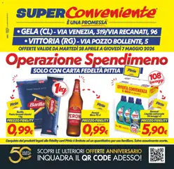 Anteprima del volantino SuperConveniente volantino Gela, Vittoria valido a partire dal 28.04.2026