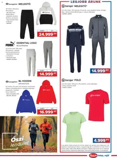 Hervis Sports akciós ujság - amely érvényes a következő dátumtól: 09.09.2025 | Oldal: 7 | Termékek: Melegítőnadrág, Kapucni