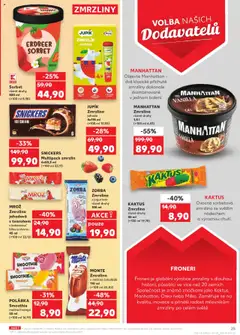 Kaufland leták - Brno od 06.08.2025 | Strana: 25 | Produkty: Mango, Manhattan, Smoothie, Sorbet