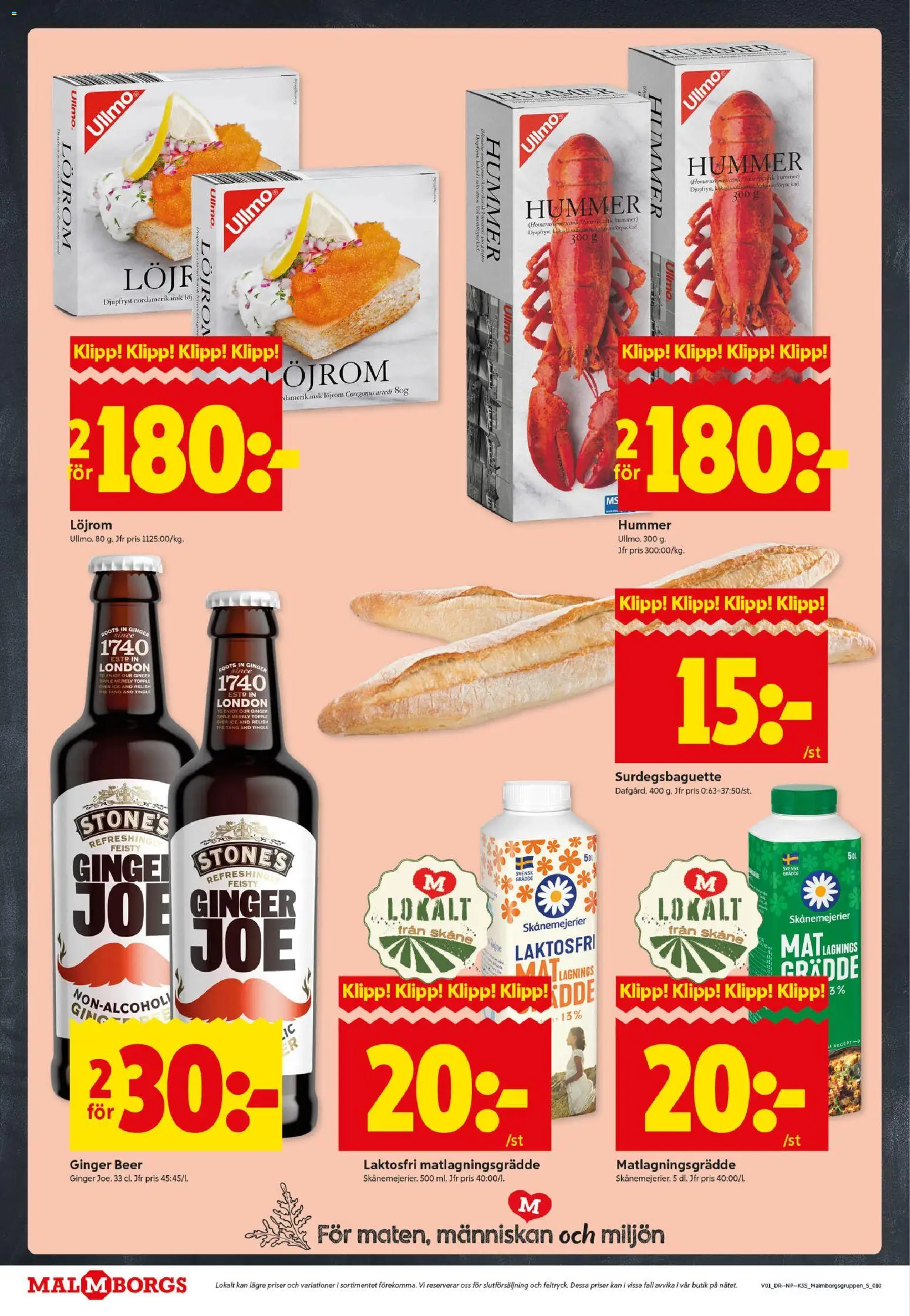 ICA Kvantum reklamblad aktuell från 30.12.2025 | Sida: 10 | Produkter: Löjrom, Grädde, Matlagningsgrädde