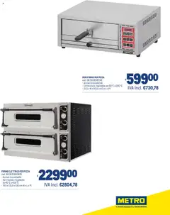 Anteprima del volantino Metro Solo Online Su Metro.it - Speciale Casselin catalogo valido a partire dal 02.10.2025 | Pagina: 7 | Prodotti: Pizza, Forno, Forno elettrico, Forno per pizza