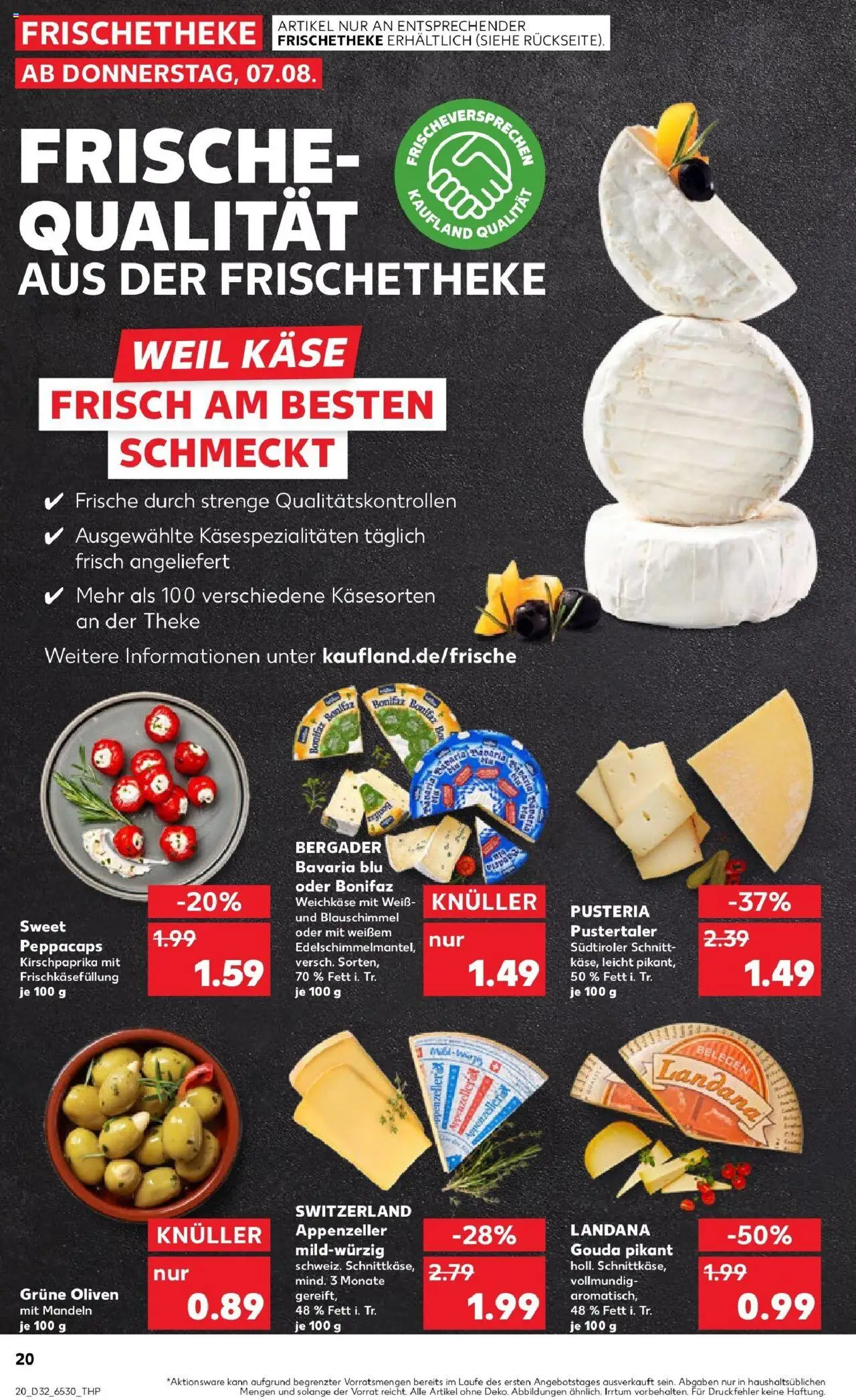 Kaufland prospekt Prenzlau	 - gültig ab dem 10.08.2025 | Seite: 33 | Produkte: Käse, Theke, Gouda, Mandeln