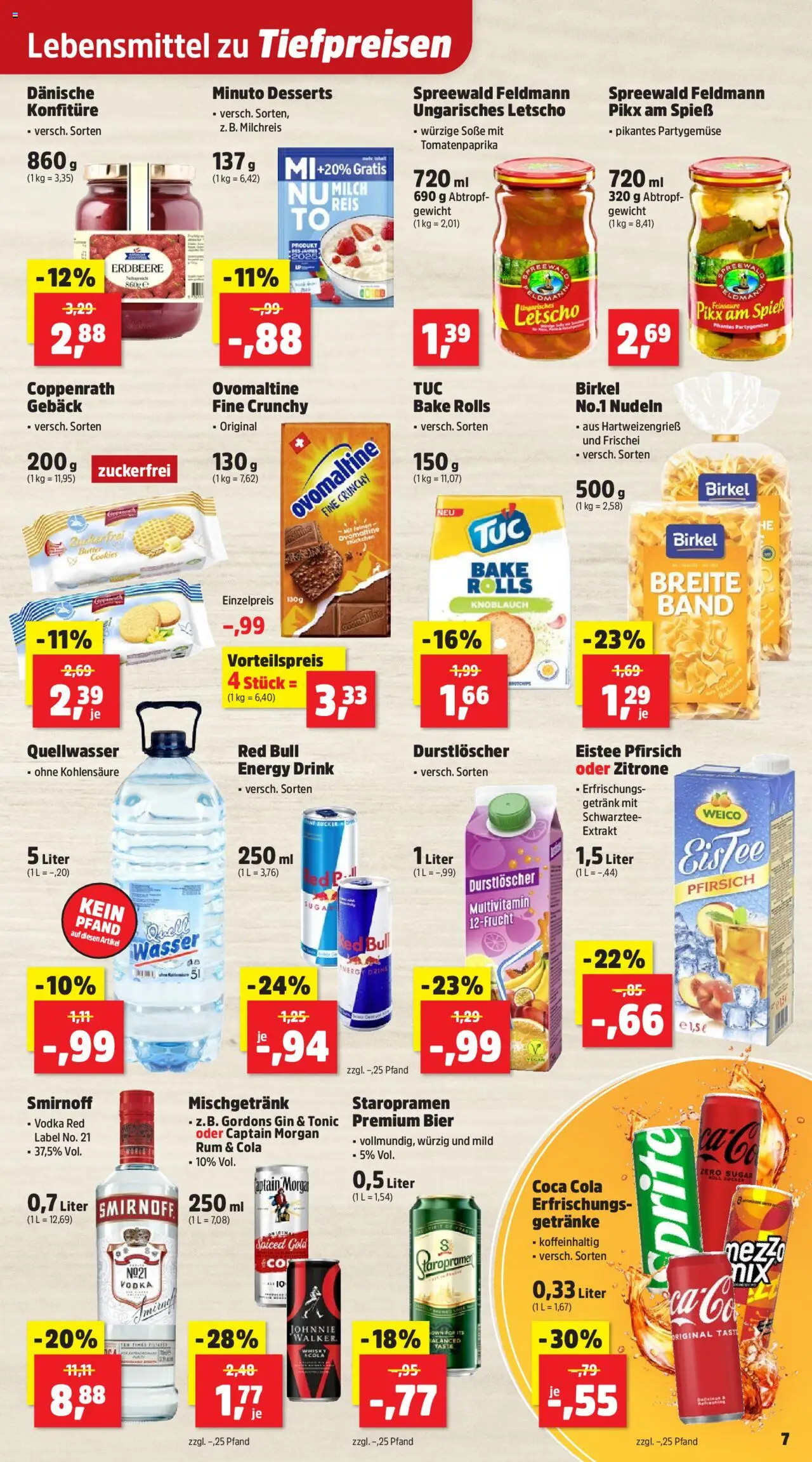 Thomas Philipps Prospekt - gültig ab dem 18.08.2025 | Seite: 7 | Produkte: Ovomaltine, Butter, Zucker, Pfirsich