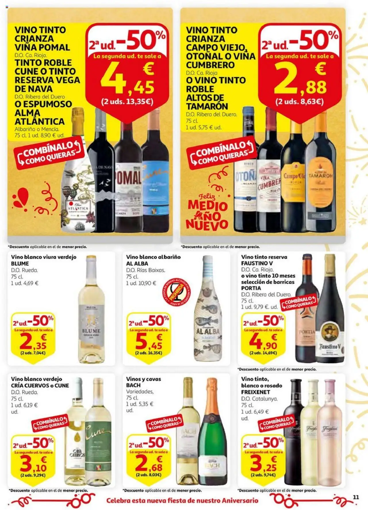 Alcampo - HG Unificado Nacional  │ válido desde el 03.06.2025 | Página: 11 | Productos: Vino, Té