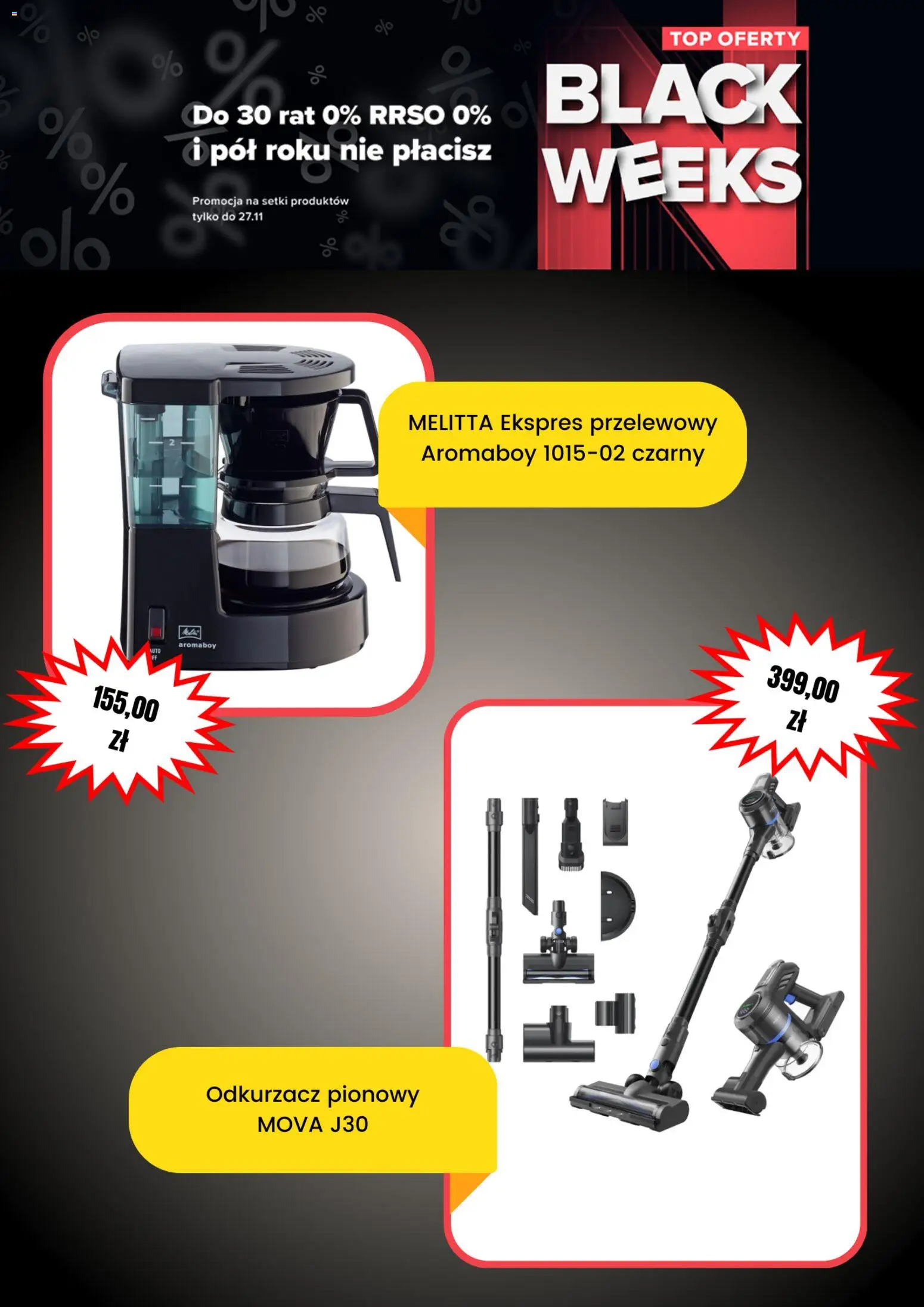 Neonet Black Friday od 30.10.2025 | Strona: 7 | Produkty: Top, Odkurzacz, Odkurzacz pionowy