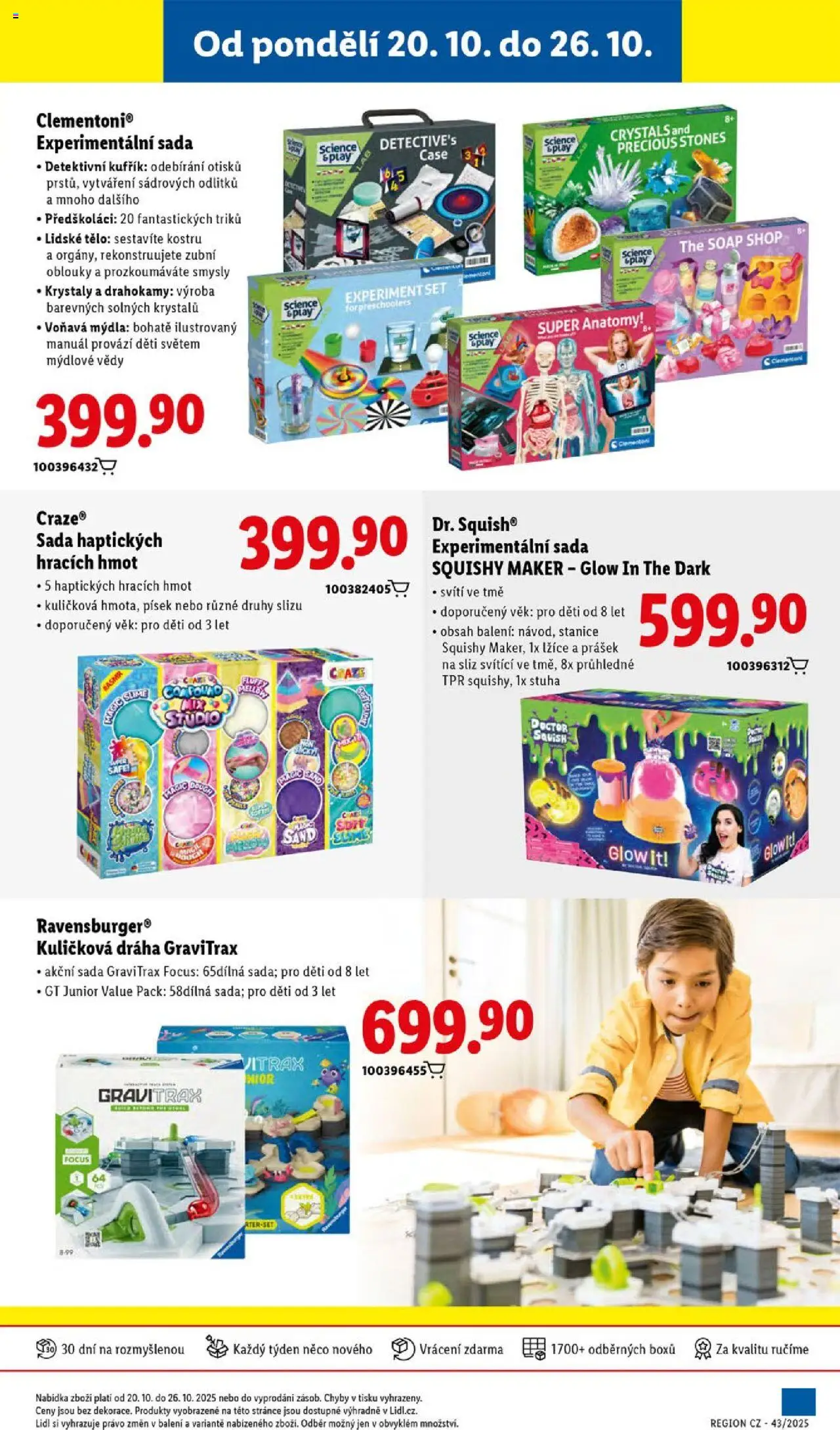 Lidl leták - Spotřební zboží od 20.10.2025 | Strana: 19 | Produkty: Kufřík, Lžíce, Kuličková dráha, Písek