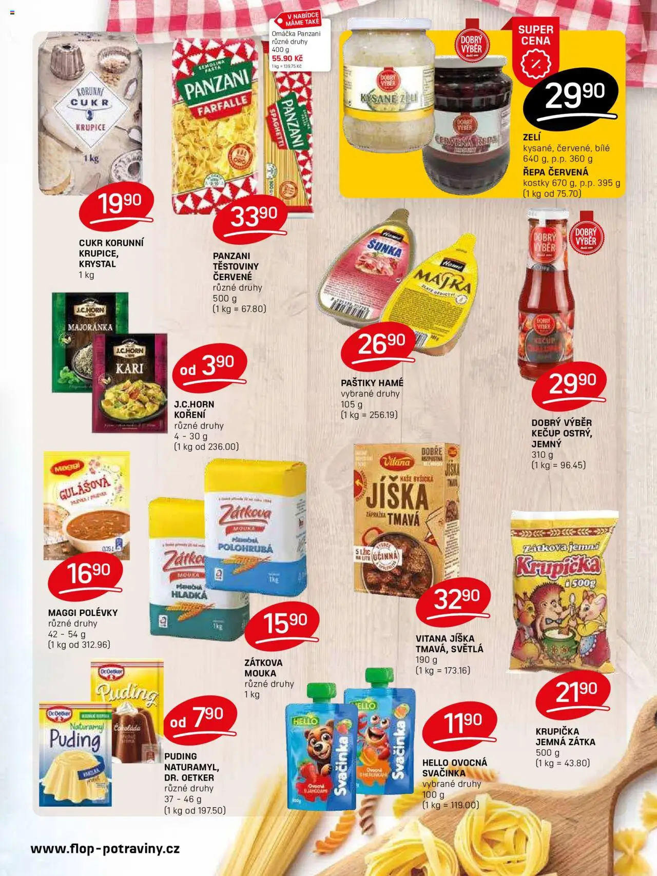 Flop leták od 27.08.2025 | Strana: 7 | Produkty: Jíška, Maggi, Těstoviny, Cukr