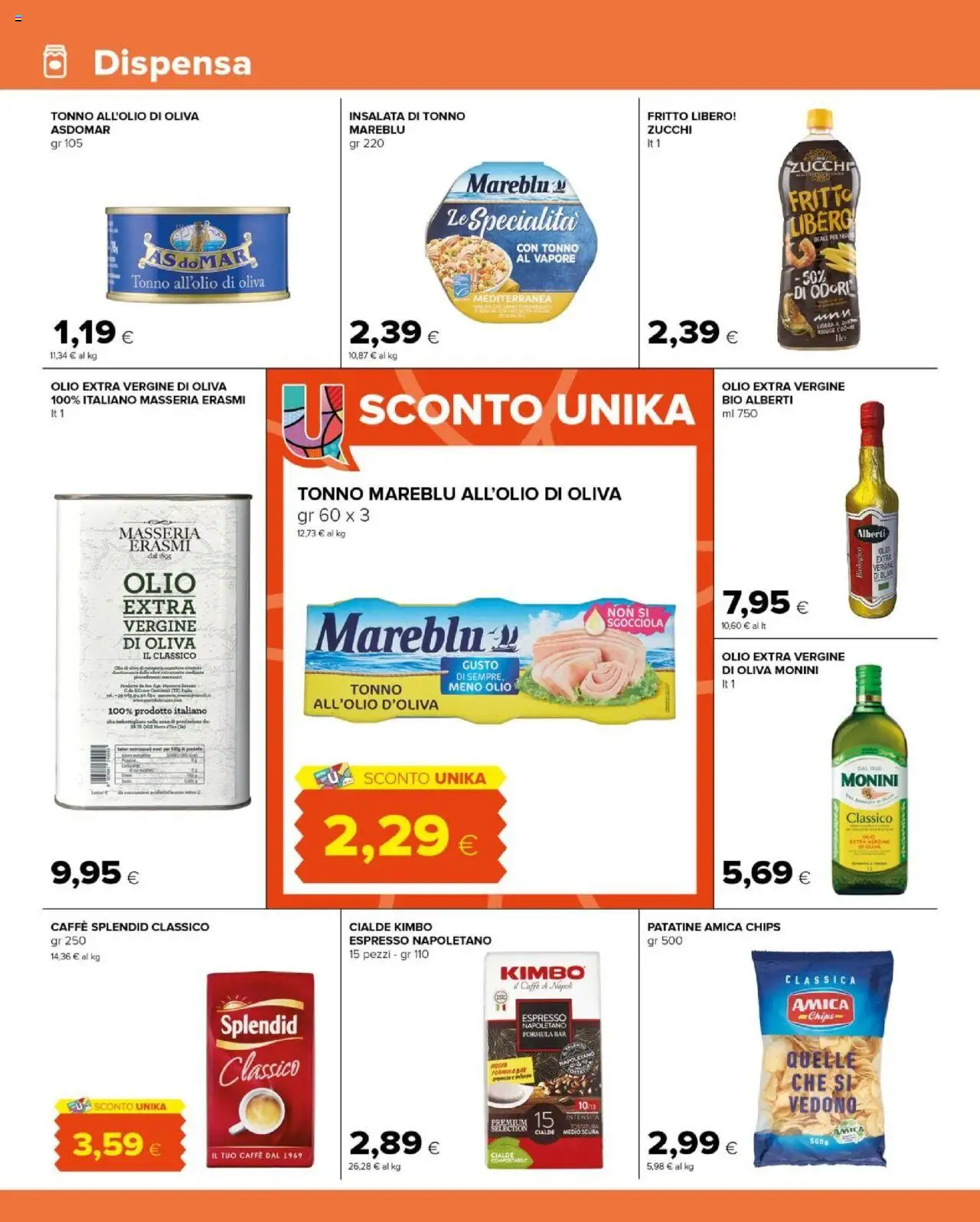 Volantino Tigre del 05.08.2025 | Pagina: 8 | Prodotti: Insalata, Olio, Tonno, Olio extra vergine