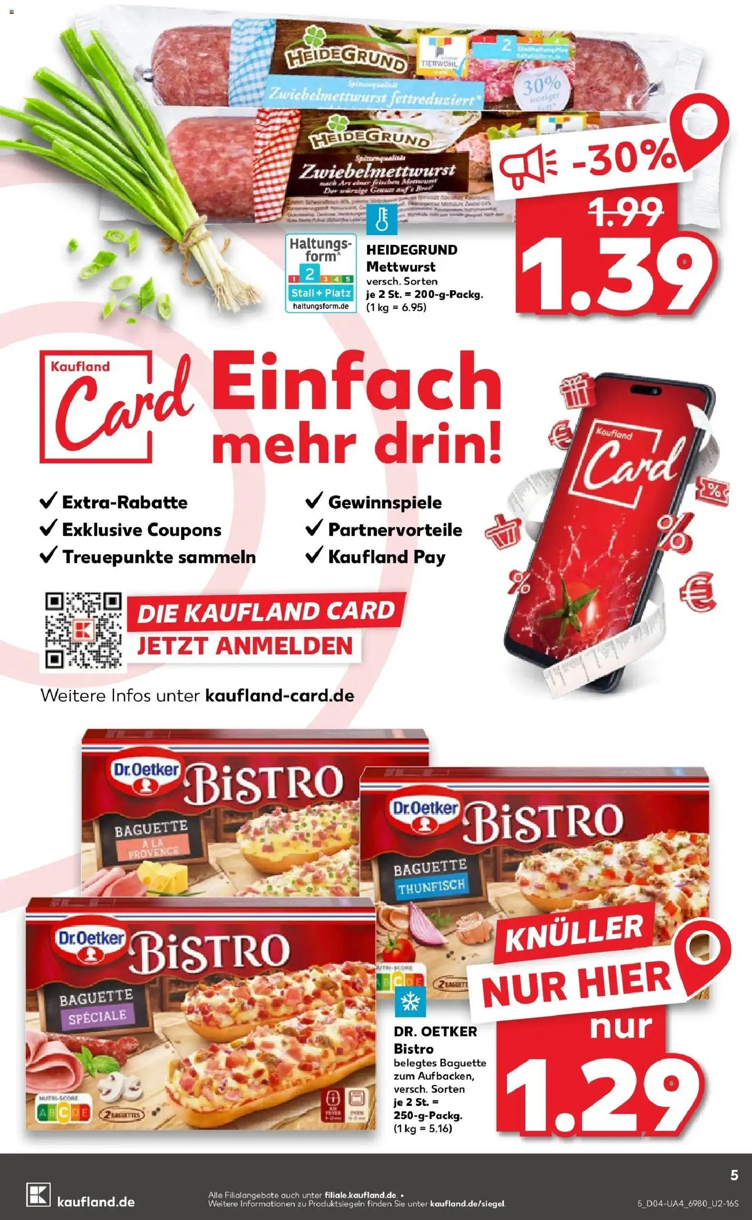 Kaufland prospekt Höchstadt	 – gültig ab 22.01.2026 | Seite: 5 | Produkte: Thunfisch, Baguette