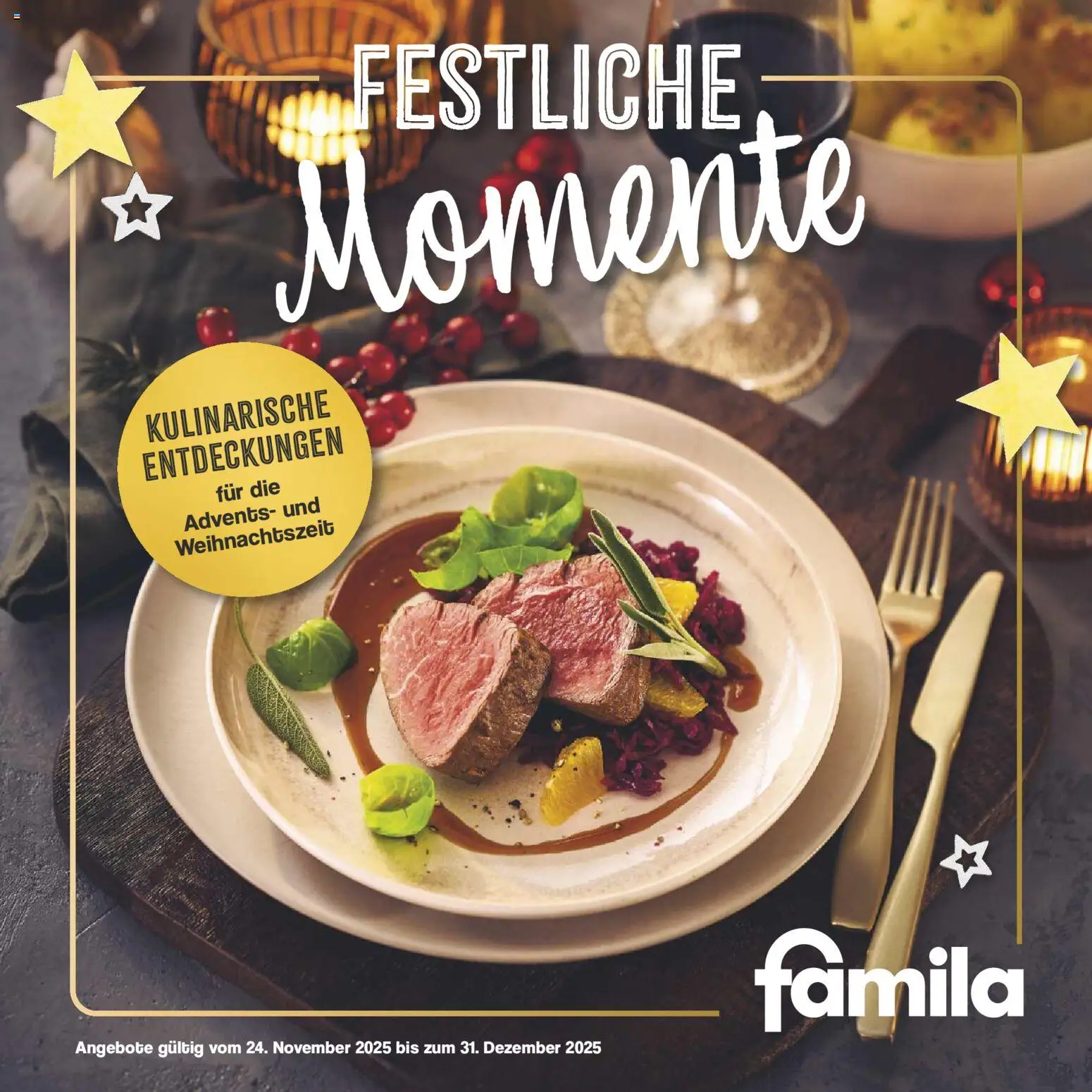 Famila Nordwest - Festliche Momente – gültig ab 24.11.2025 | Seite: 1