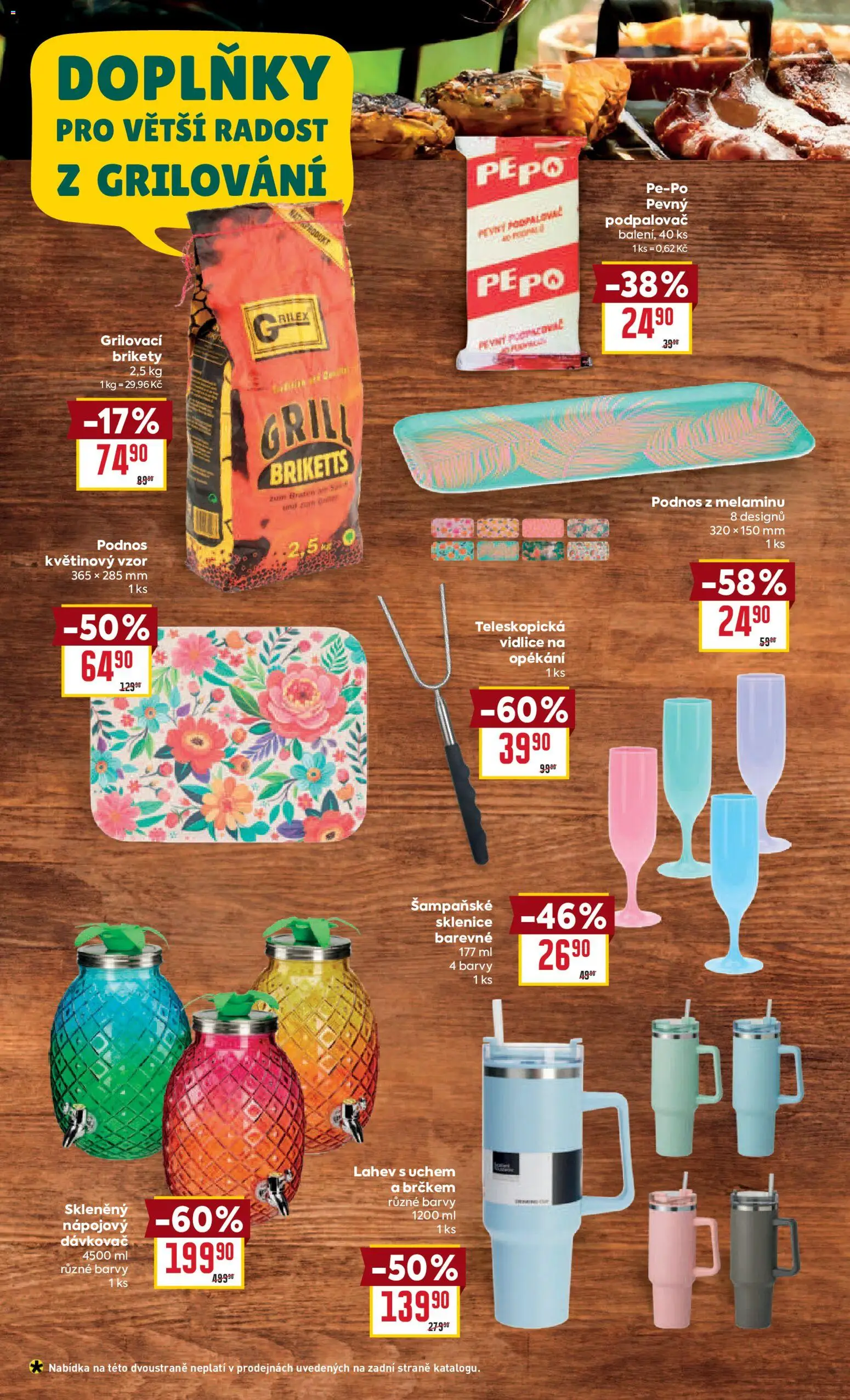 Billa leták - Grilování  od 07.04.2026 | Strana: 28 | Produkty: Grilování, Šampaňské, Grilovací brikety, Láhev