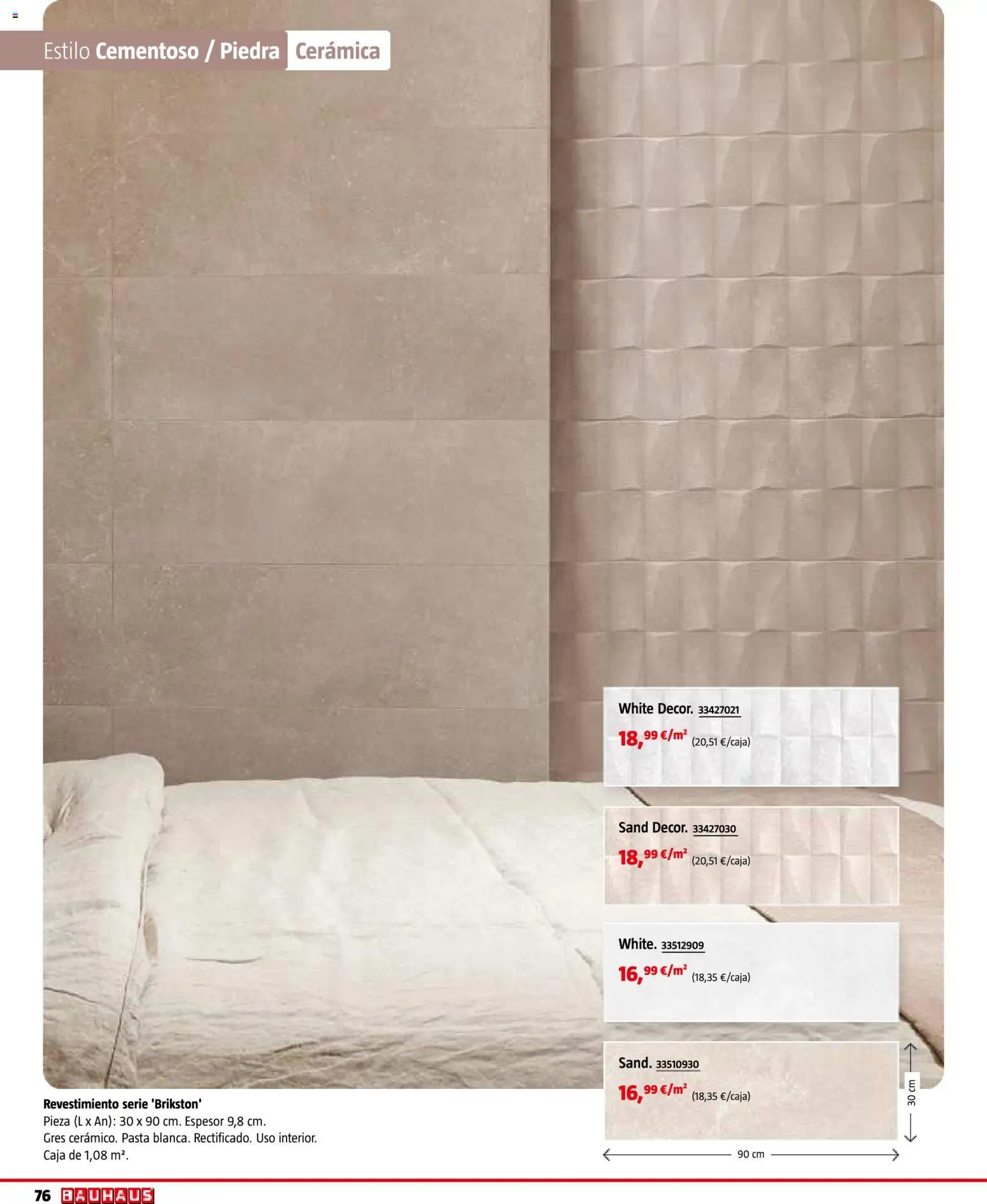 Bauhaus - Suelos y revestimientos │ válido desde el 24.02.2026 | Página: 76 | Productos: Pasta, Caja