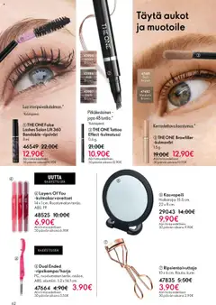 THE ONE Browfiller -kulmaväri, 1.5 g. – voimassa 14.09.2025 alkaen | Sivu: 62