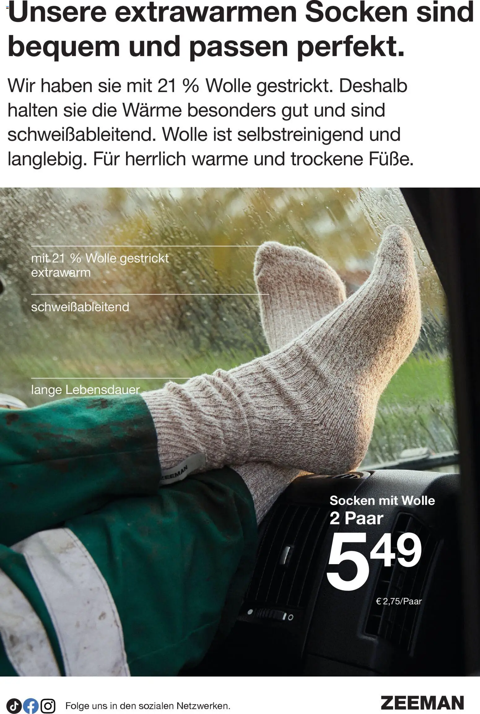 Zeeman - Black Friday – gültig ab 22.11.2025 | Seite: 15 | Produkte: Socken