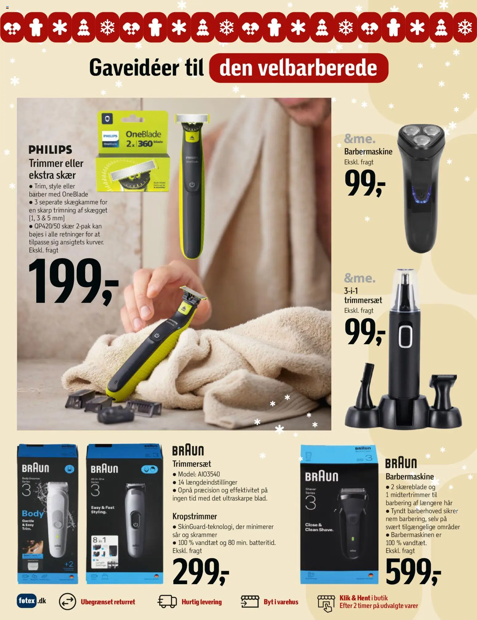 Føtex tilbudsavis – gyldig fra 21.11.2025 | Side: 14 | Produkter: Barbermaskine