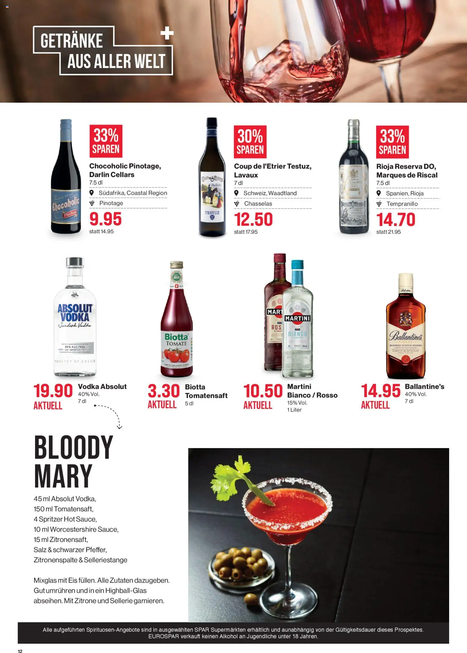 SPAR Aktionen – gültig ab 15.01.2026 | Seite: 12 | Produkte: Eis, Salz, Zitrone