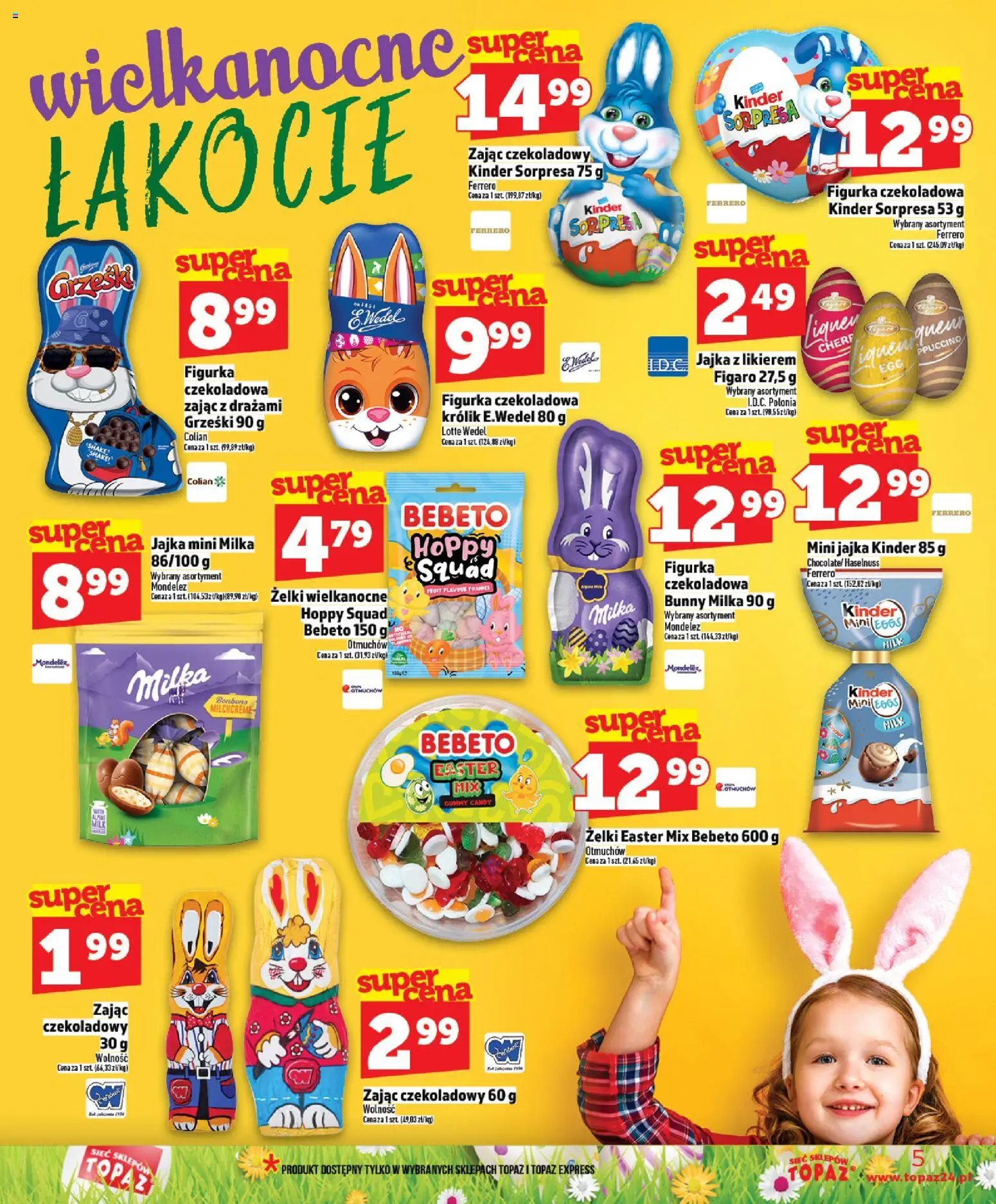 Topaz gazetka - Ceny małe na stałe od 19.03.2026 | Strona: 5