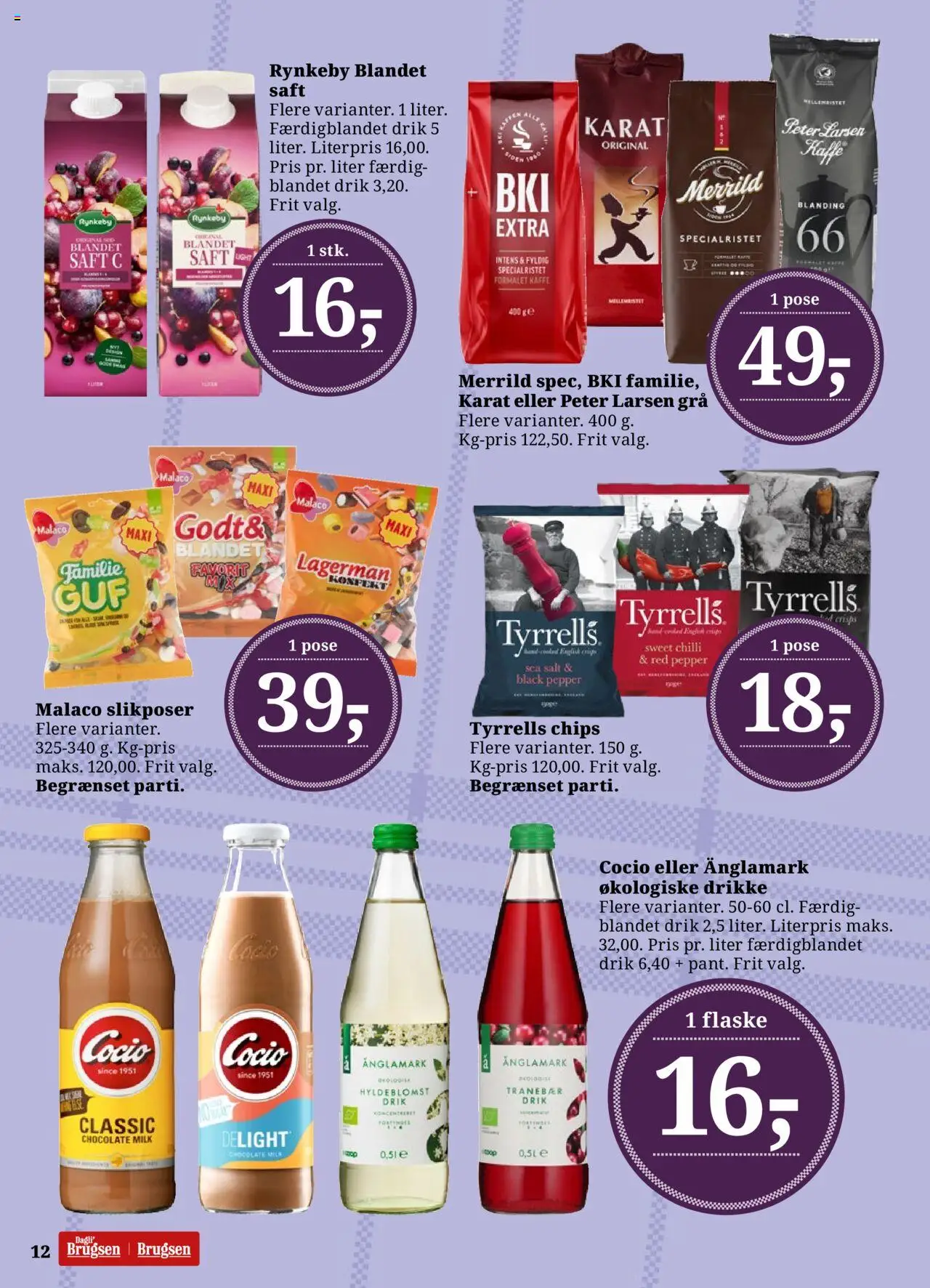 Dagli'Brugsen Tilbudsavis gyldig fra 04.07.2025 | Side: 13 | Produkter: Kaffe, Juice, Salt, Chilli
