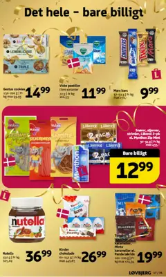 Løvbjerg - Tilbudsavis gyldig fra 02.01.2026 | Side: 17 | Produkter: Chokolade, Cookies, Lakrids, Karameller