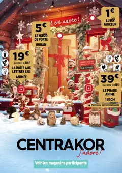 Centrakor - Prévisualisation de Centrakor catalogue Noël - La magie des petit prix  valide à partir de 03.11.2025