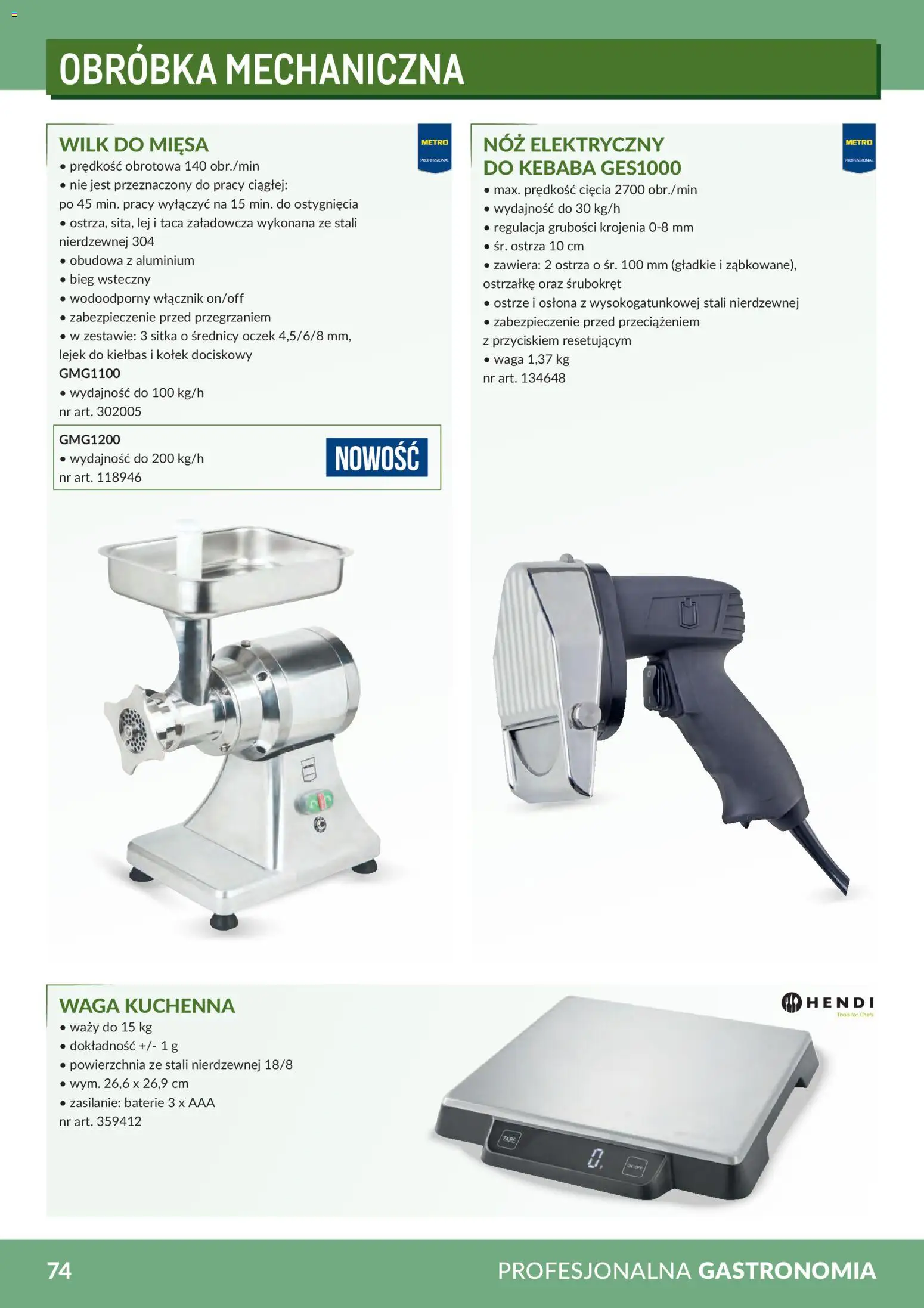 Makro Gazetka - Profesjonalna Gastronomia od 01.02.2026 | Strona: 74 | Produkty: Waga, Baterie