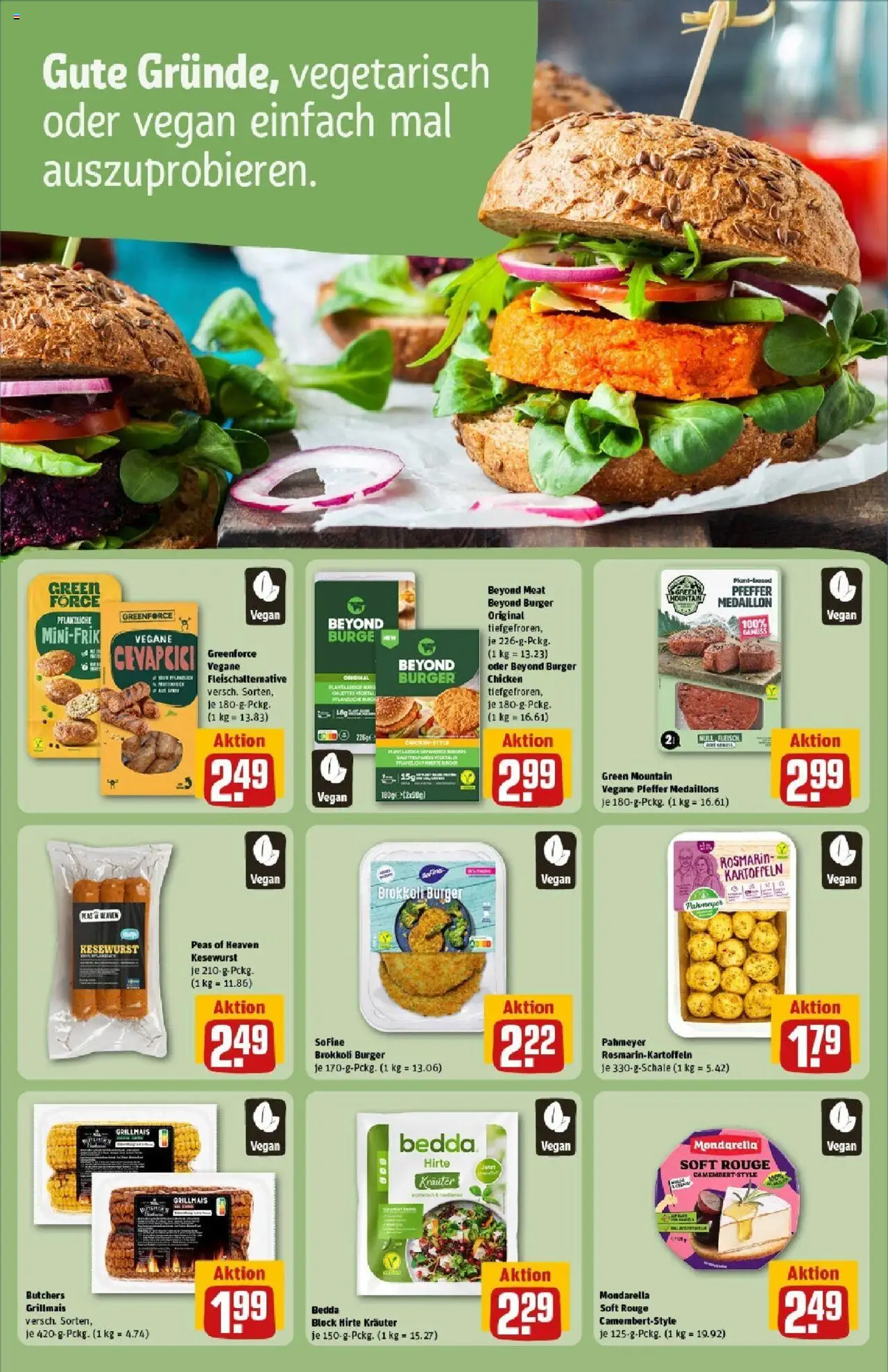 Rewe prospekt Oberwesel	 - gültig ab dem 01.06.2025 | Seite: 13 | Produkte: Cevapcici, Burger, Brokkoli, Pfeffer