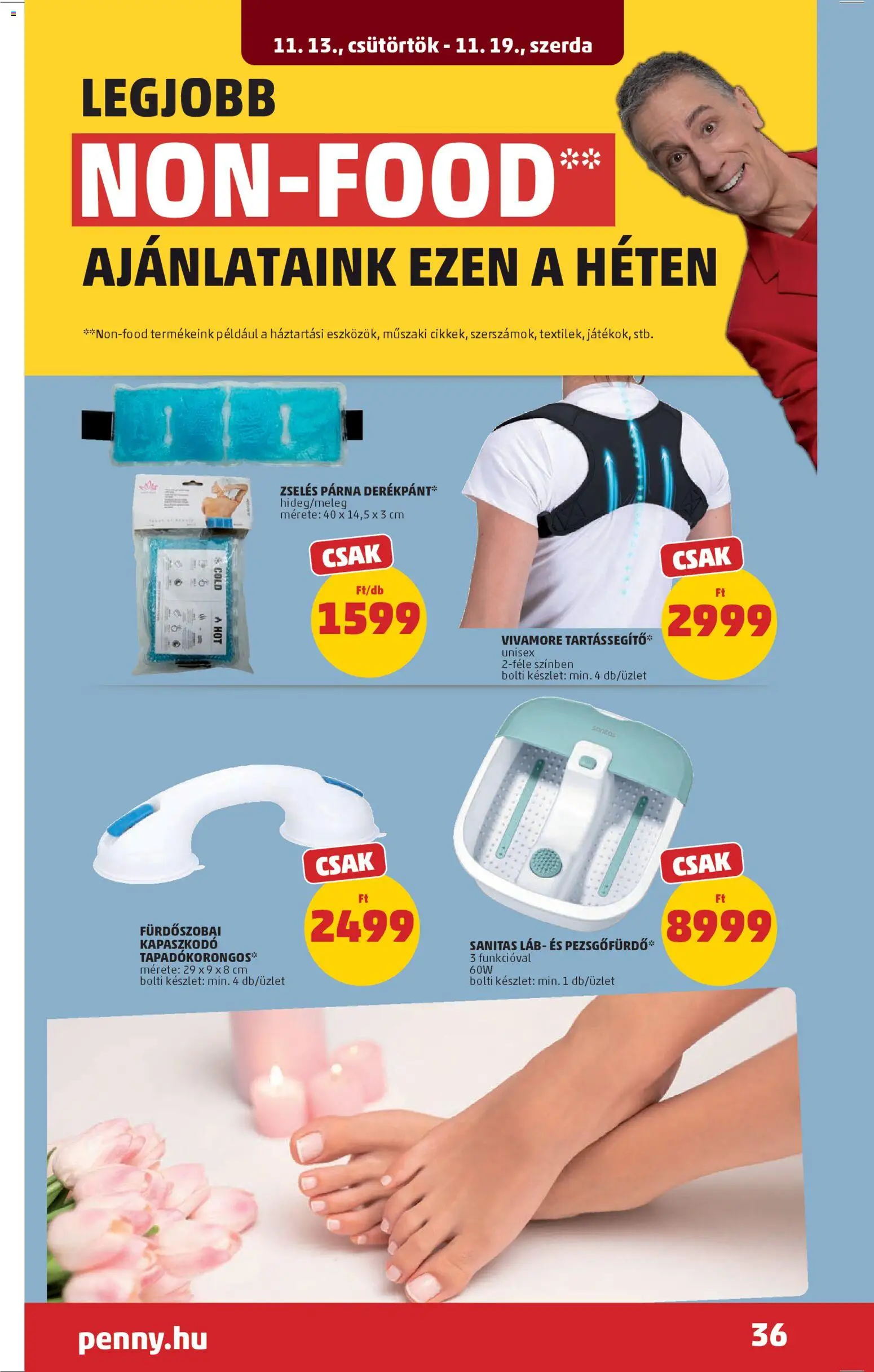 PENNY akciós ujság - amely érvényes a következő dátumtól: 13.11.2025 | Oldal: 40 | Termékek: Párna