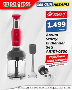 10.12.2025 tarihinden itibaren geçerli olan Anpa Gross kataloğu önizlemesi | Sayfa: 8 | Ürünler: Blender