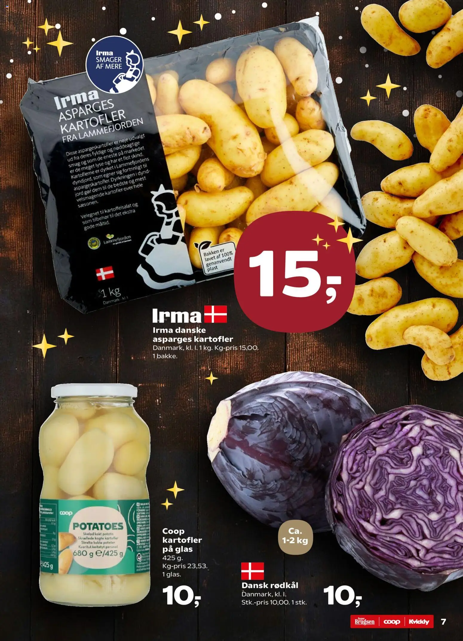 Kvickly tilbudsavis – gyldig fra 19.12.2025 | Side: 9 | Produkter: Kartoffelsalat, Kartofler, Asparges, Aspargeskartofler