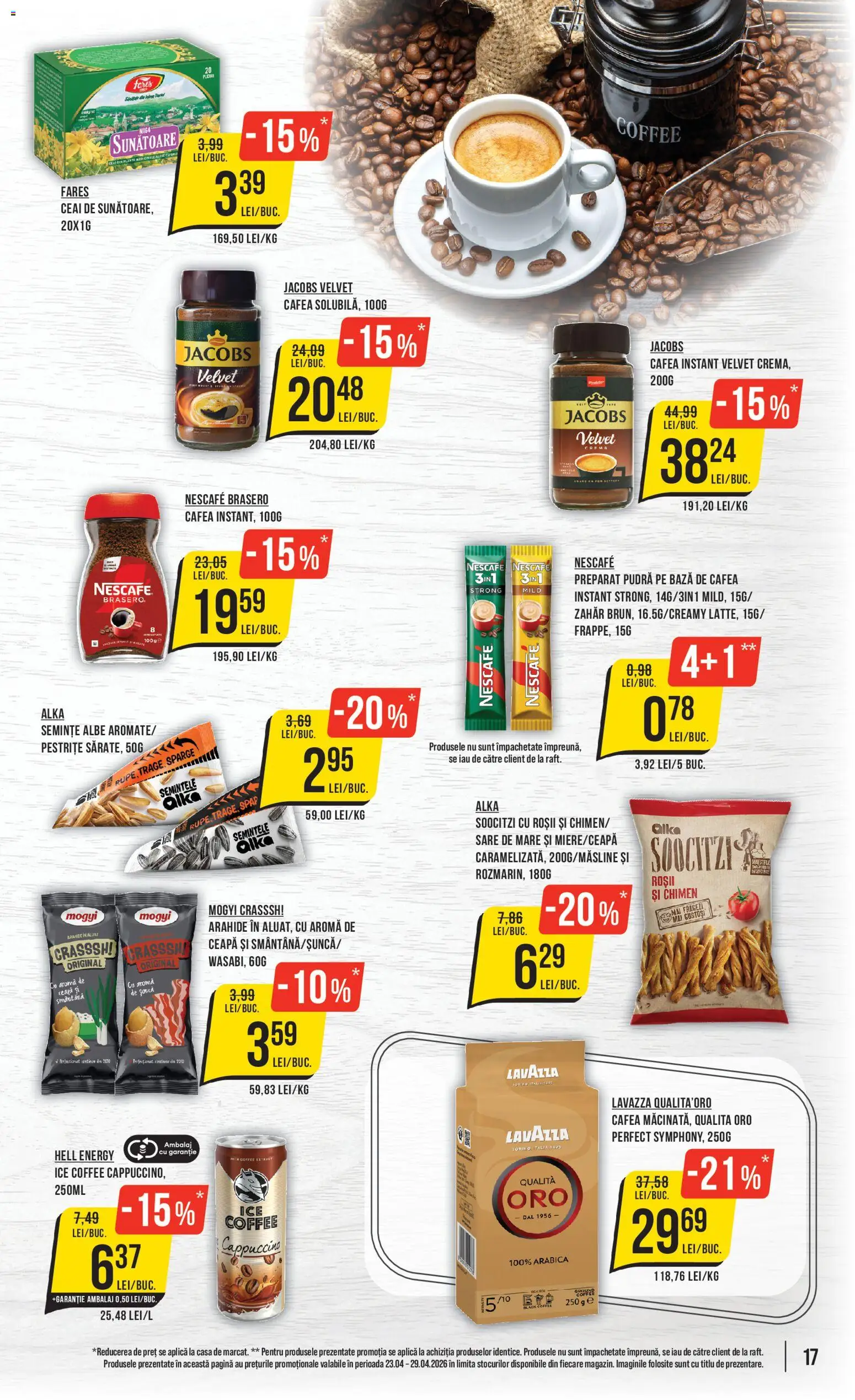 Noul catalog Mega Image – valabil de la 23.04.2026 | Pagină: 17 | Produse: Pudră, Semințe, Ceapă, Zahăr