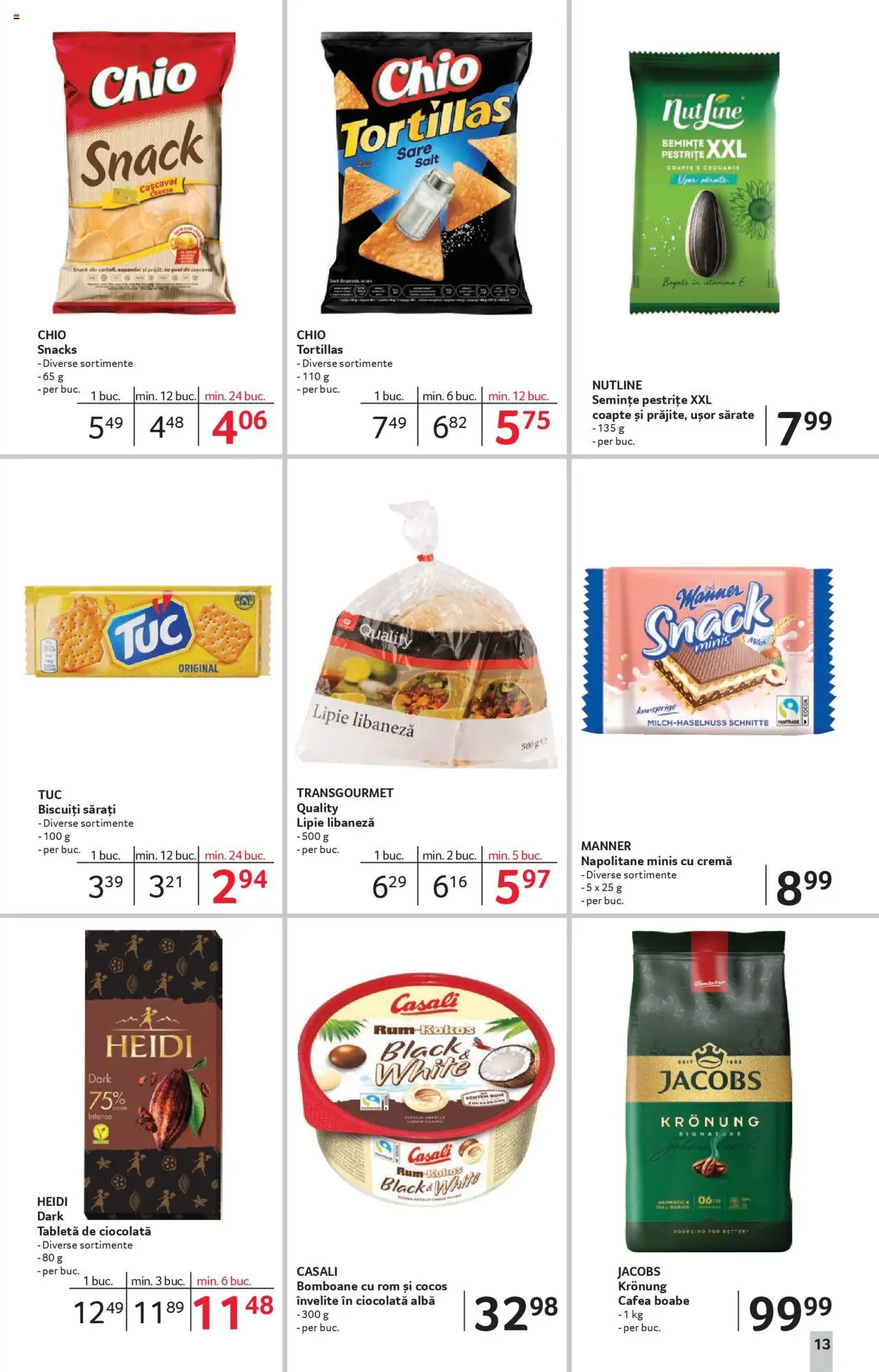 Catalog Selgros - Magazine Mici – valabil de la 22.08.2025 | Pagină: 13 | Produse: Semințe, Napolitane, Cremă, Biscuiți