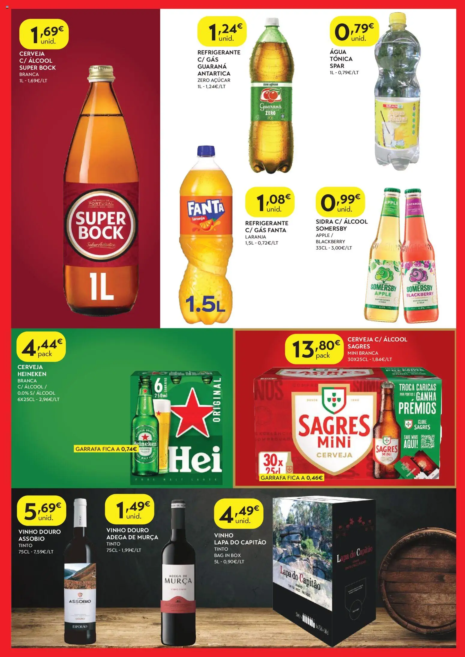 Spar - folheto │ válido de 25.11.2025 | Página: 7 | Produtos: Agua, Super bock, Cerveja, Açúcar