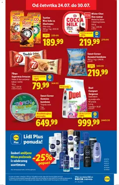 Lidl katalog - važi od 24.07.2025 | Strana: 33 | Proizvode: Keks, Kroasan, Gumene bombone, Krema