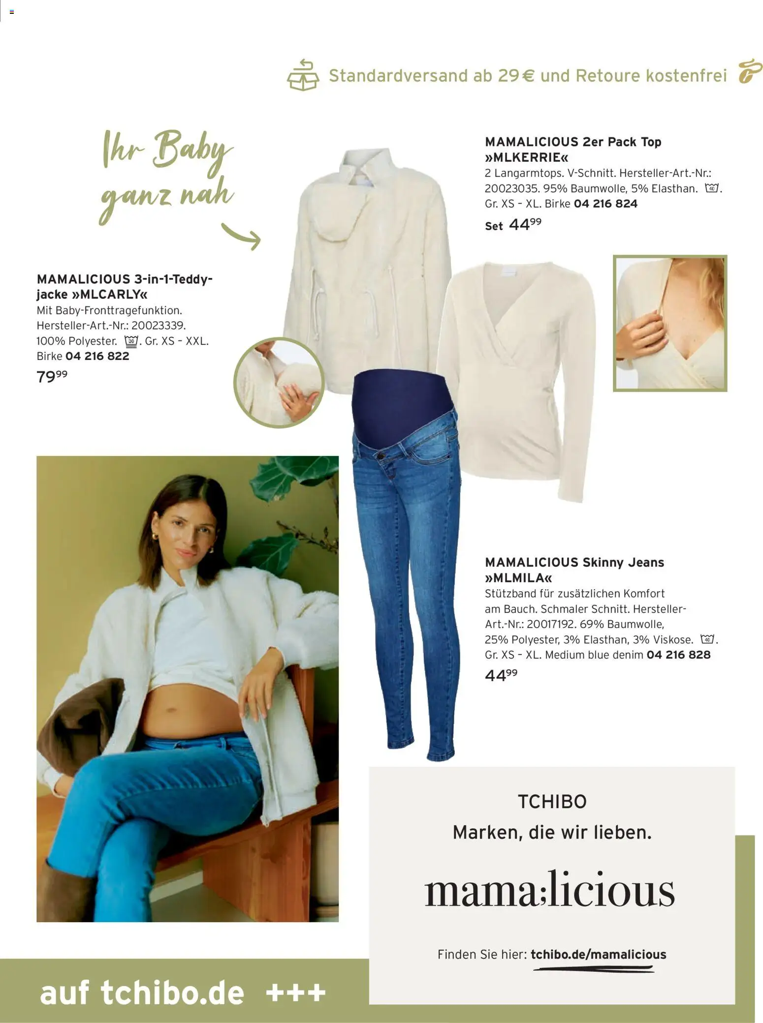 Tchibo Prospekt April – gültig ab 01.04.2026 | Seite: 153 | Produkte: Top, Jacke, Jeans