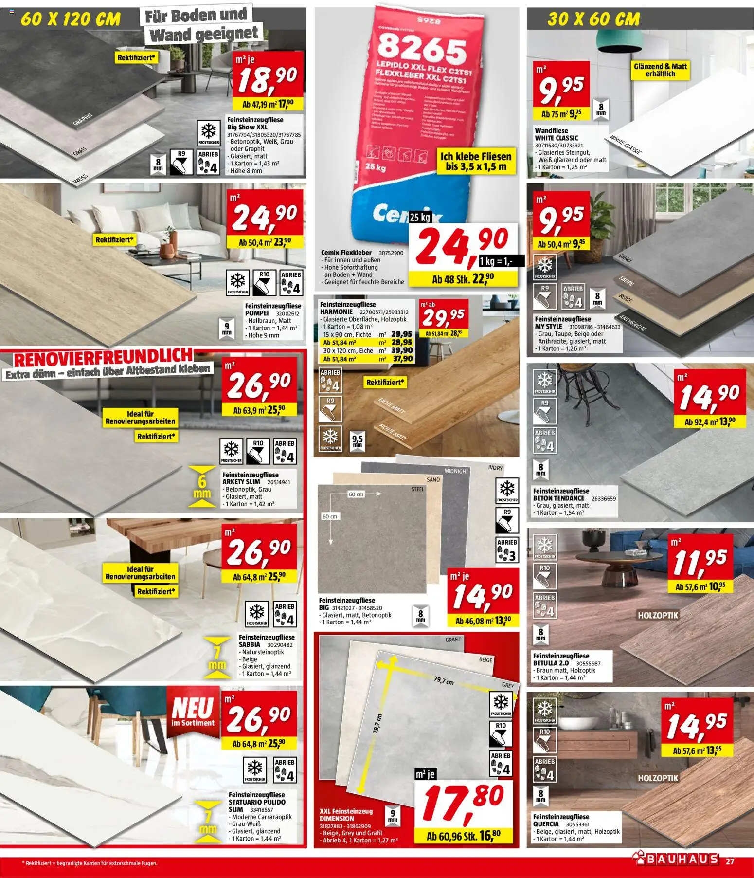 Bauhaus Prospekt aktuell gültig ab 01.04.2026 | Seite: 27