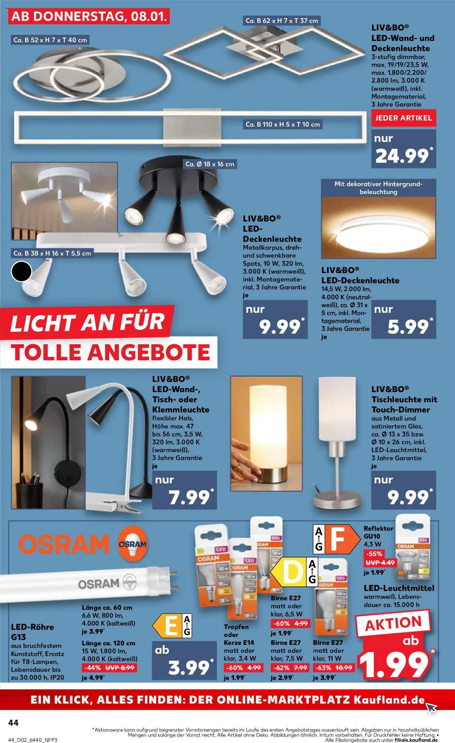 Kaufland prospekt Hannover	 – gültig ab 08.01.2026 | Seite: 44 | Produkte: Tisch, Birne