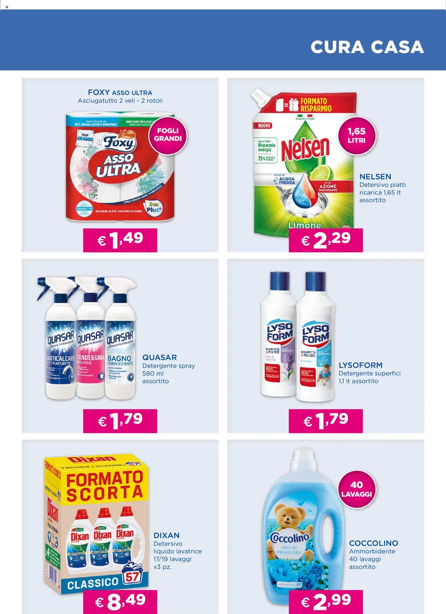 Volantino Acqua e Sapone del 17.12.2025 | Pagina: 7 | Prodotti: Limone, Lavatrice, Asciugatutto, Bagno