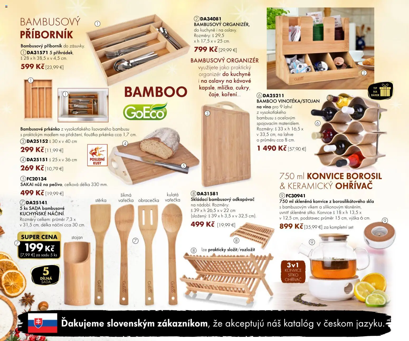 Nové Dedra akcie – leták je platný od 01.11.2025 | Strana: 102 | Produkty: Organizér, Organizér do kuchyne, Víno