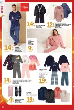 Vista previa E.Leclerc folleto válido desde el 03.12.2025 | Página: 26 | Productos: Chaqueta, Pijama